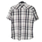 Mens Black Levis Check Short Sleeve Shirt