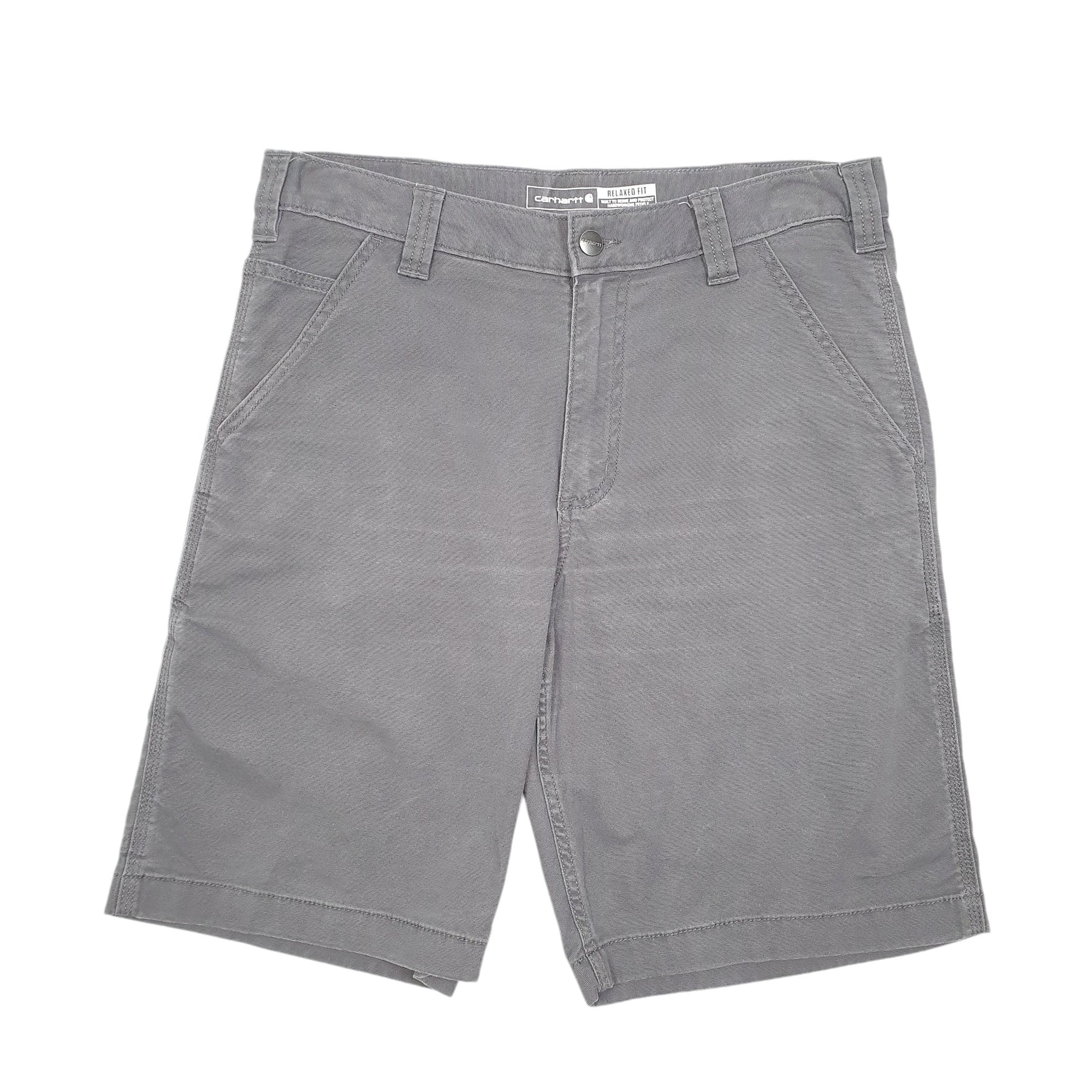 Mens Grey Carhartt Workwear Relaxed Carpenter Shorts
