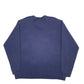 Mens Navy Fruit Of The Loom Credit Union State Spellout Crewneck Jumper