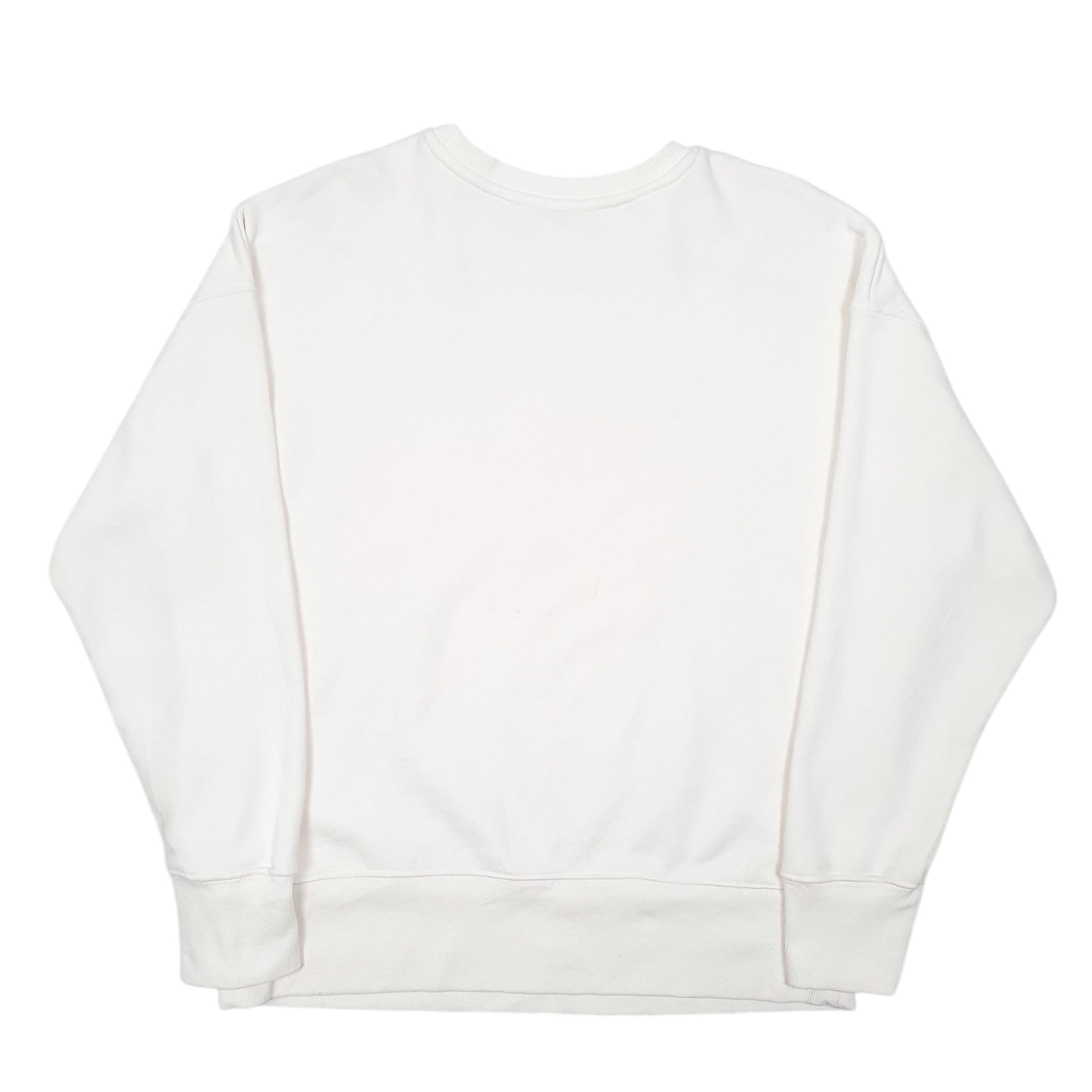 Mens Cream Fila Spellout Crewneck Jumper