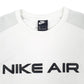 Mens White Nike Nike Air Raised Spellout Crewneck Jumper