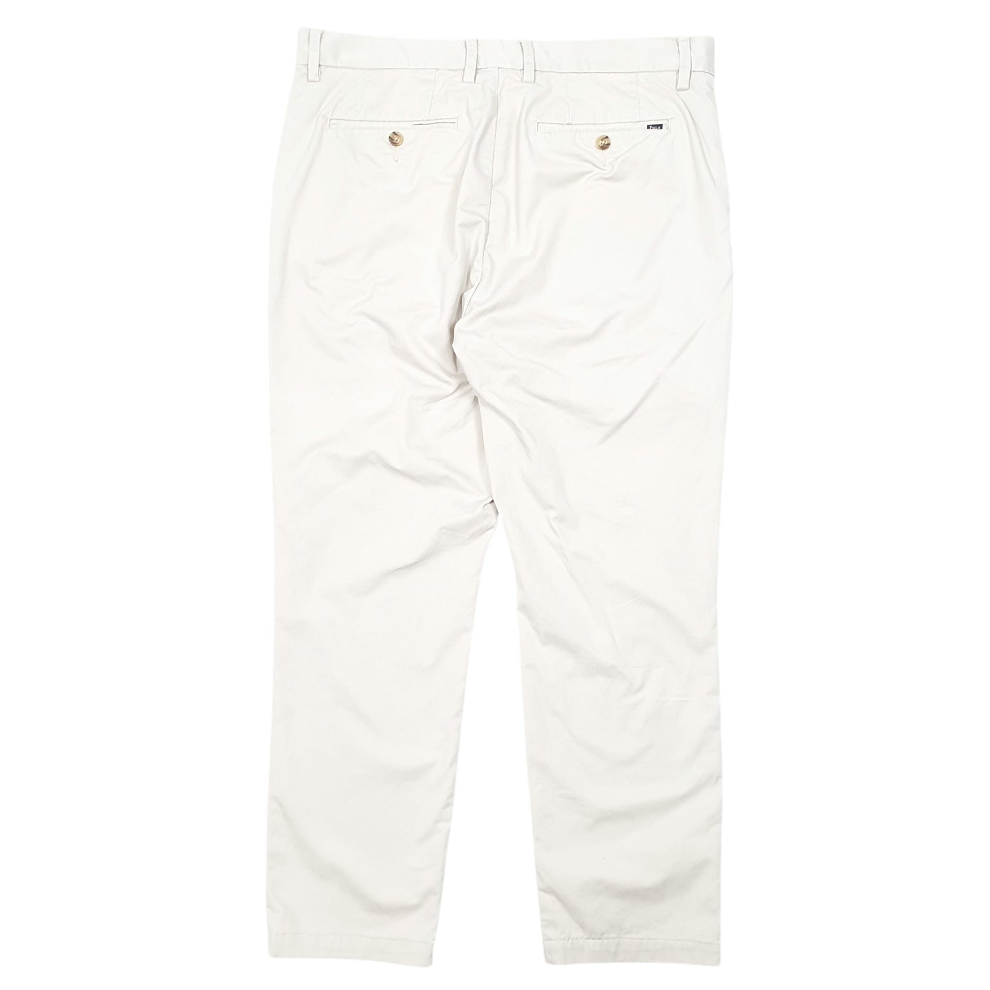 Mens Beige Polo Ralph Lauren Stretch Chino Trousers