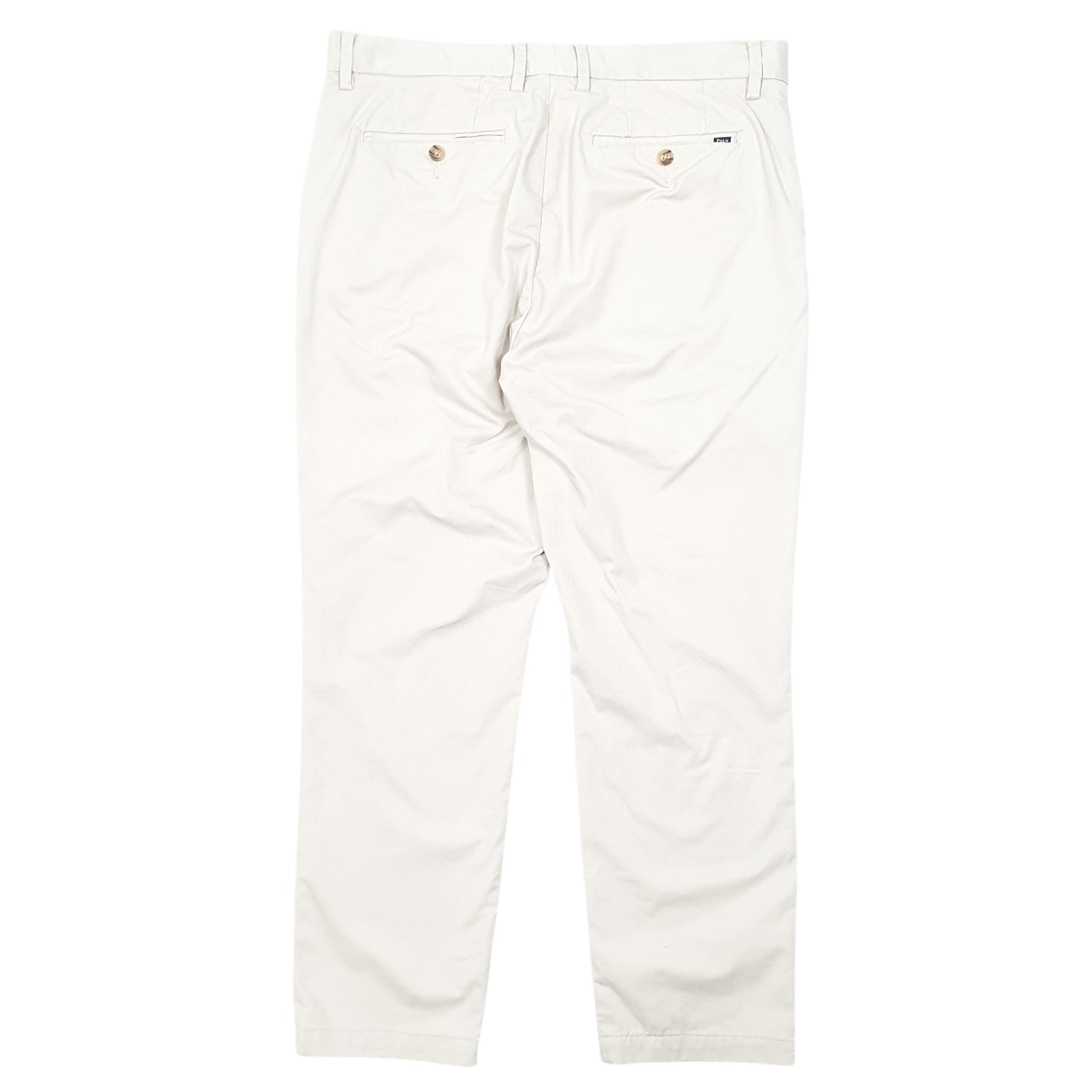 Mens Beige Polo Ralph Lauren Stretch Chino Trousers