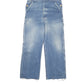 Mens Blue Dickies Denim Overalls Bib Cut Offs Dungaree Trousers