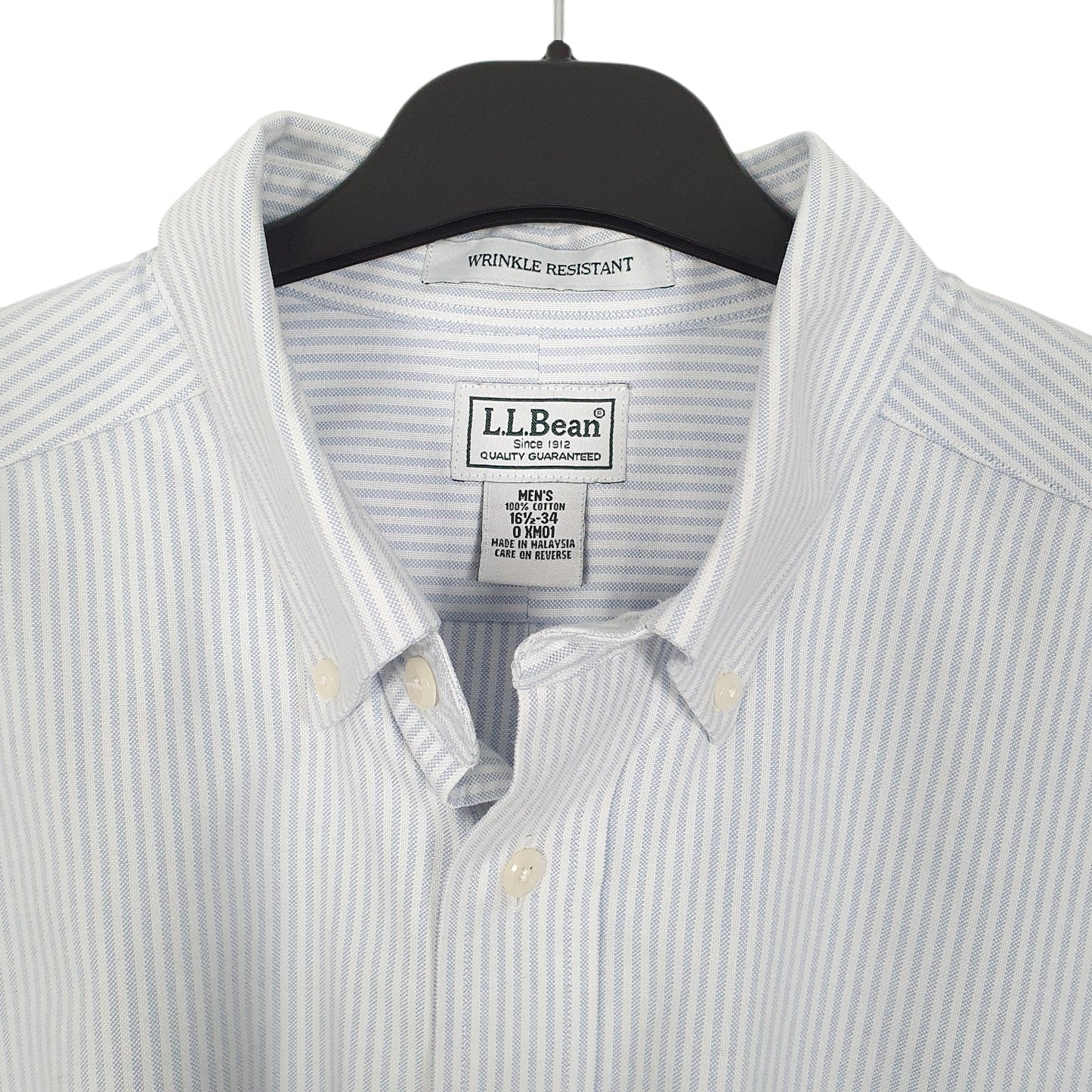 Mens Blue L.L.Bean  Long Sleeve Shirt