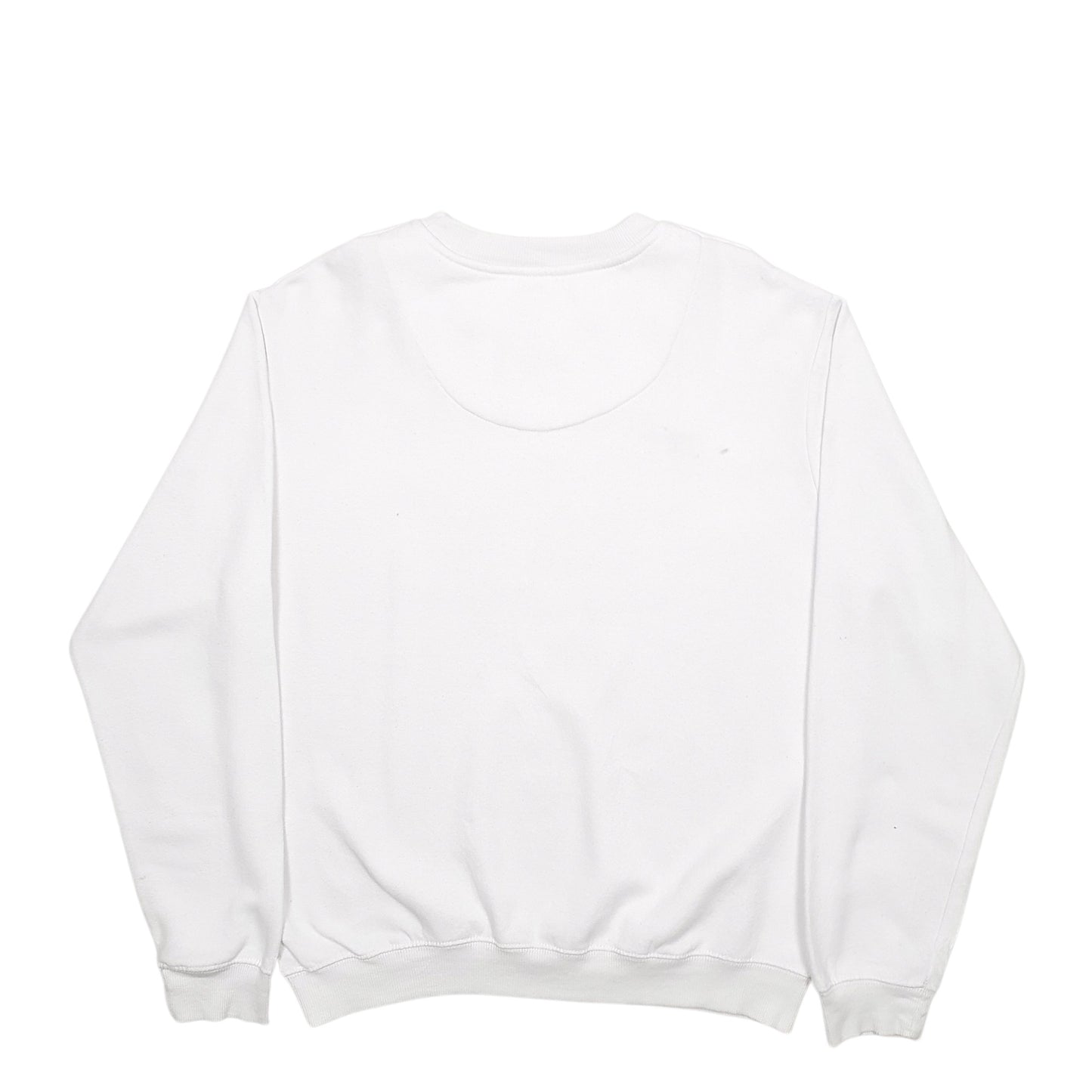 Mens White Nirvana Grunge Crewneck Jumper