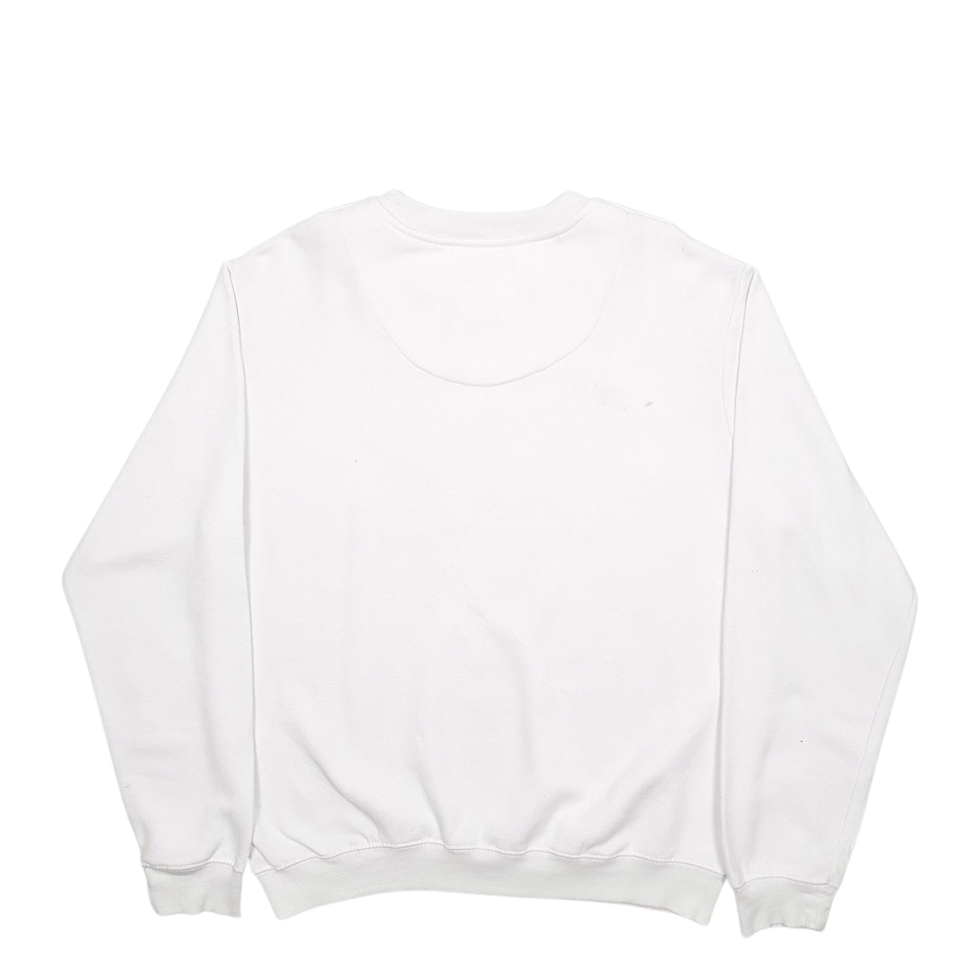 Mens White Nirvana Grunge Crewneck Jumper