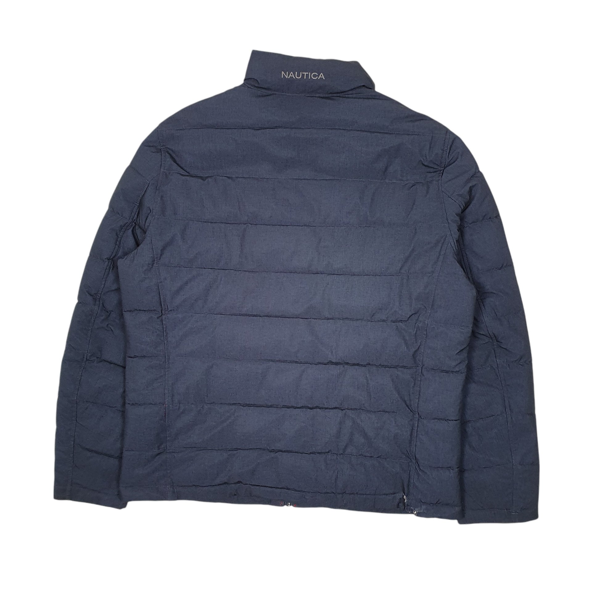 Mens Navy Nautica  Full Zip Coat