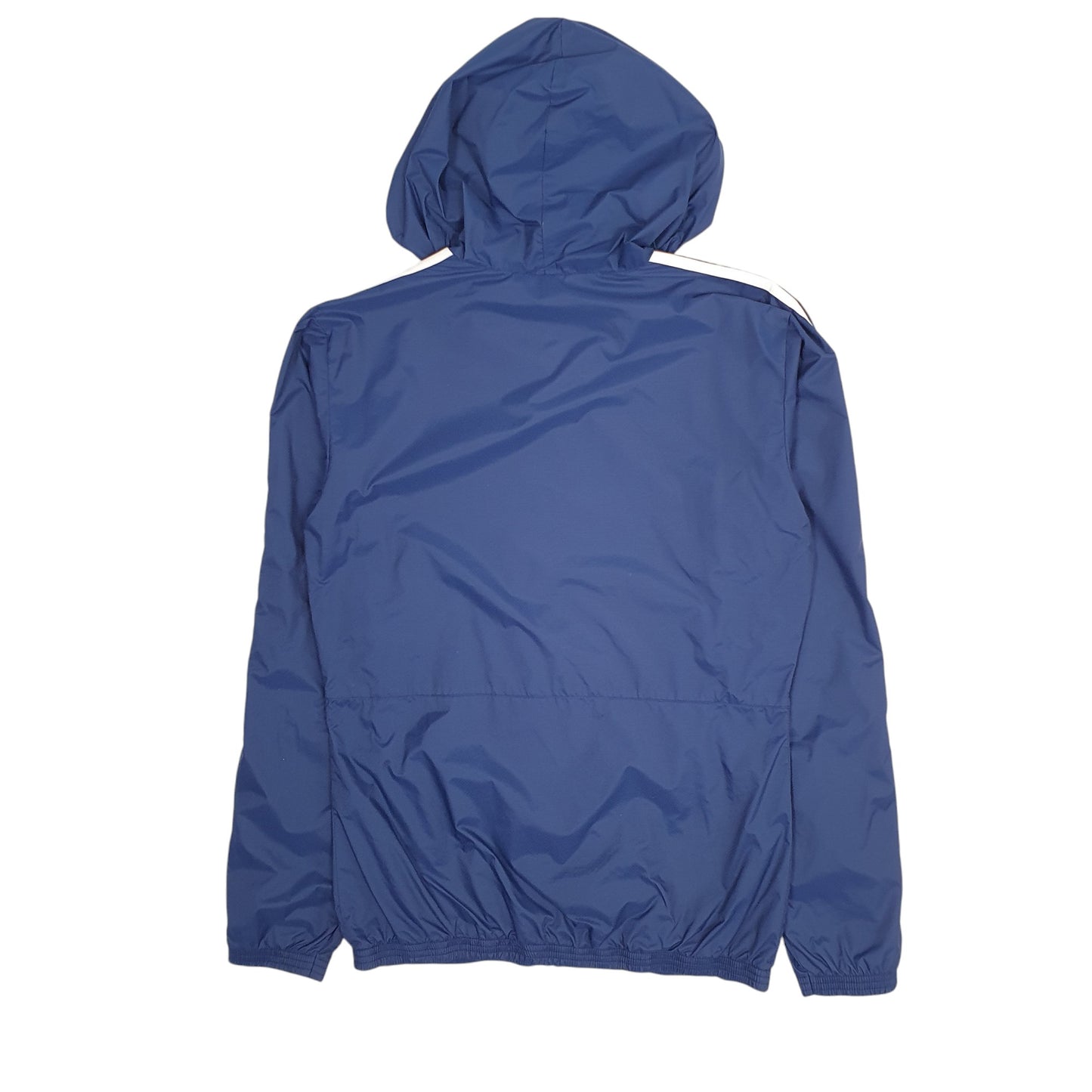 Mens Navy Adidas Hoodie Crewneck Coat