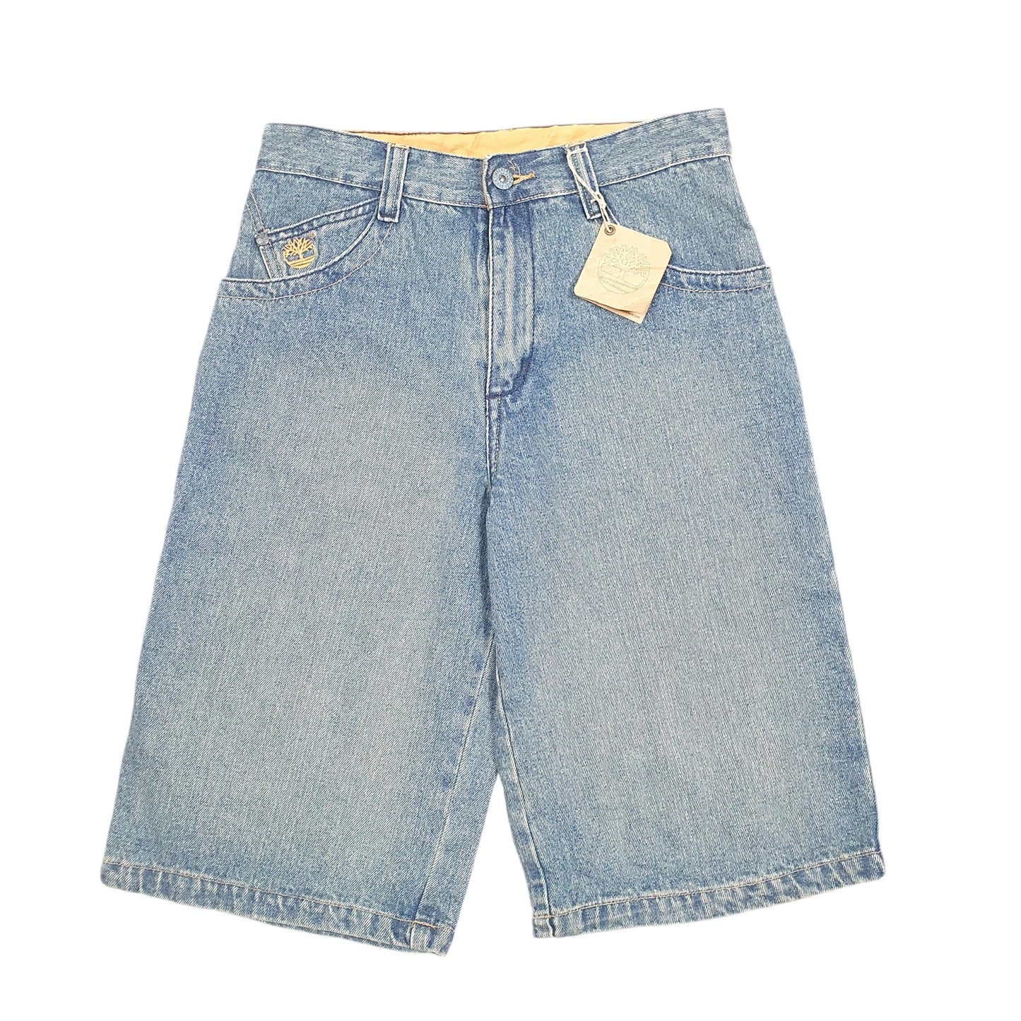 Mens Blue Timberland Baggy Jorts Jean Denim Shorts