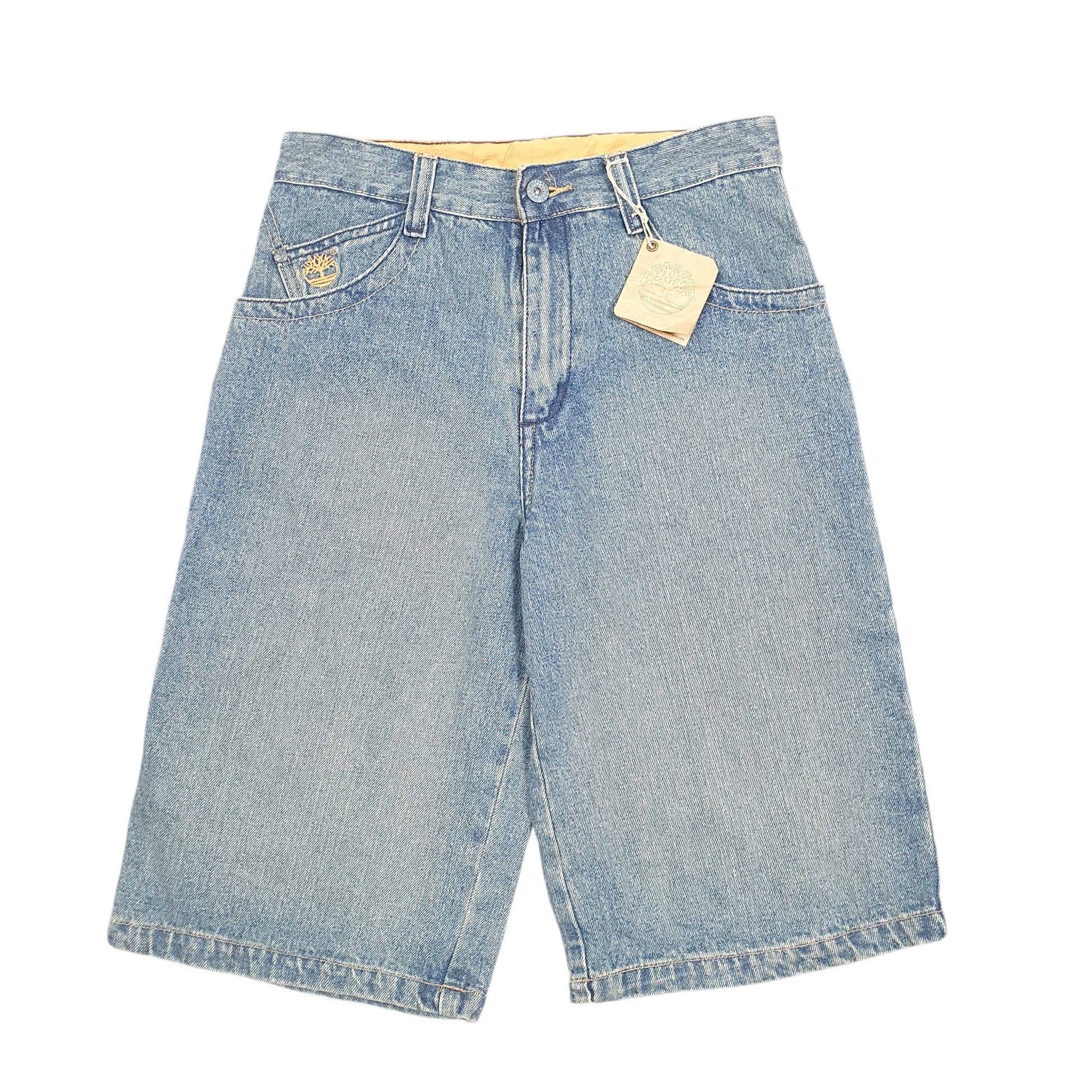 Mens Blue Timberland Baggy Jorts Jean Denim Shorts