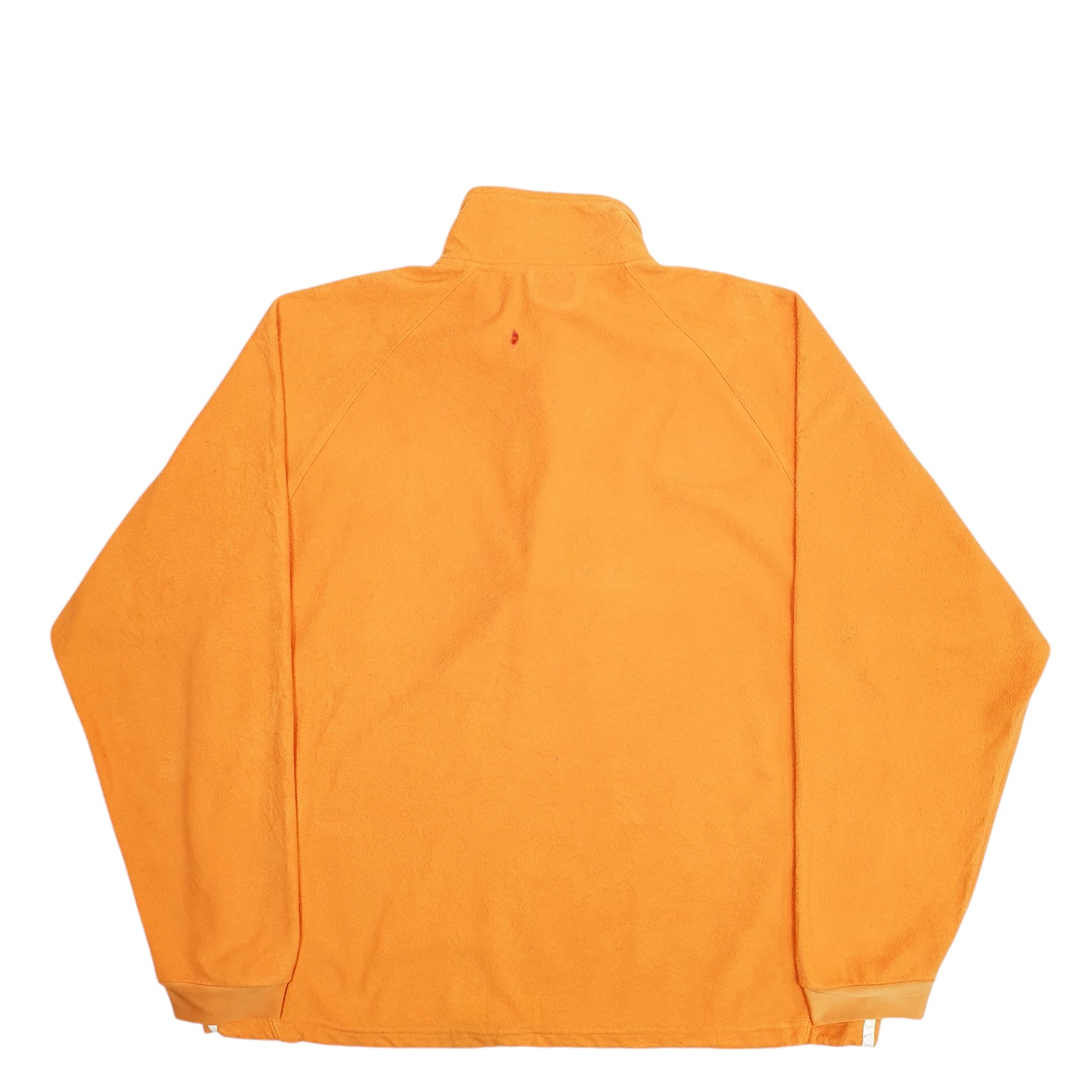Mens Orange Adidas  Quarter Zip Jumper