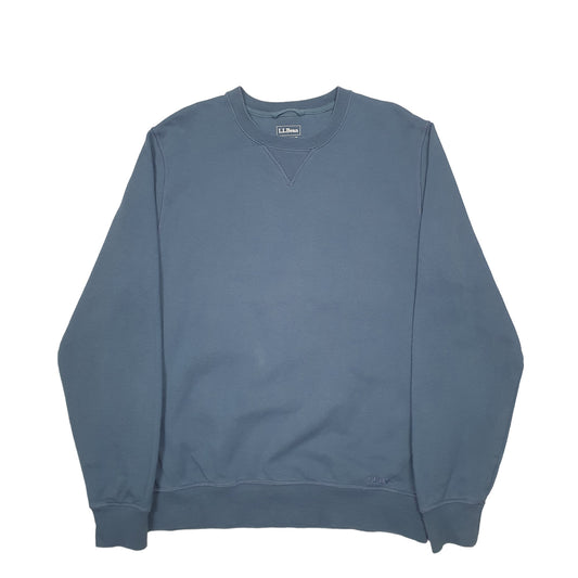 Mens Blue L.L.Bean  Crewneck Jumper
