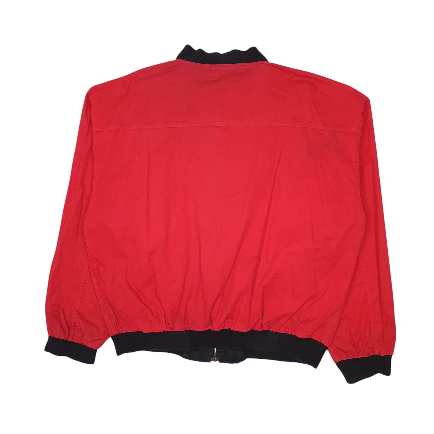 Mens Black Marlboro Vintage 90s Harrington  Coat