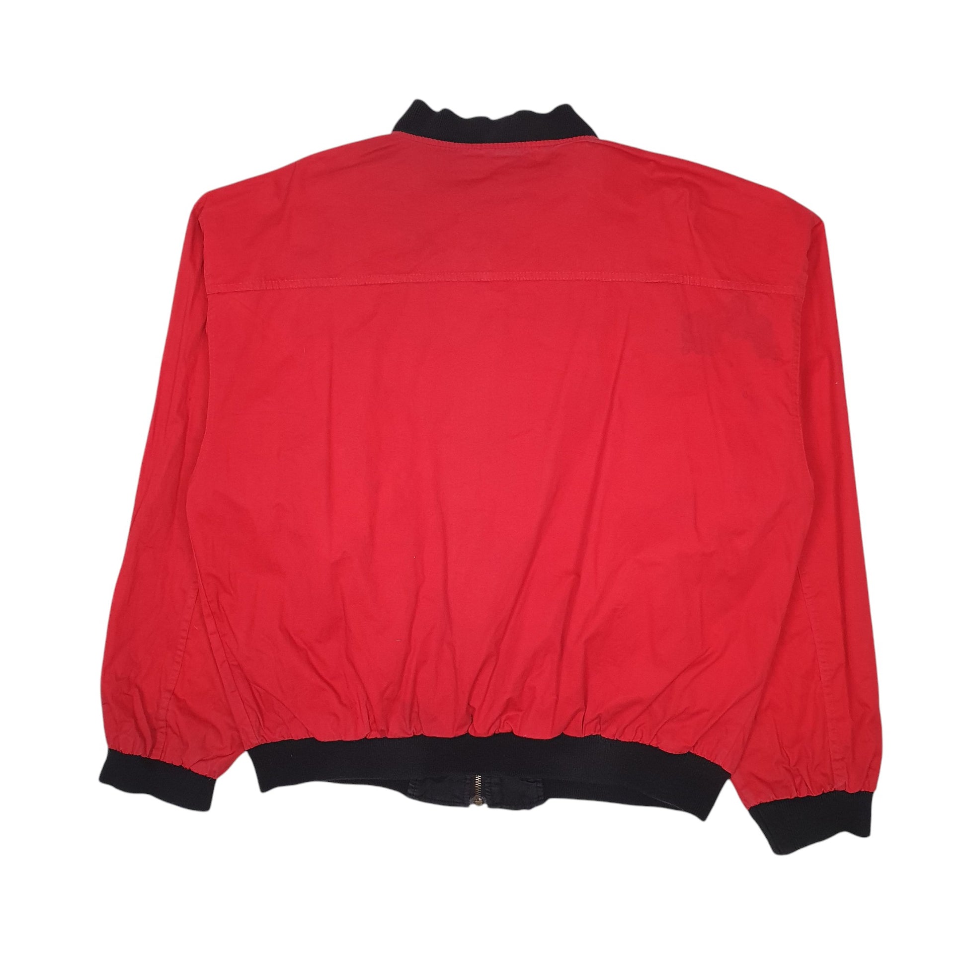 Mens Black Marlboro Vintage 90s Harrington  Coat