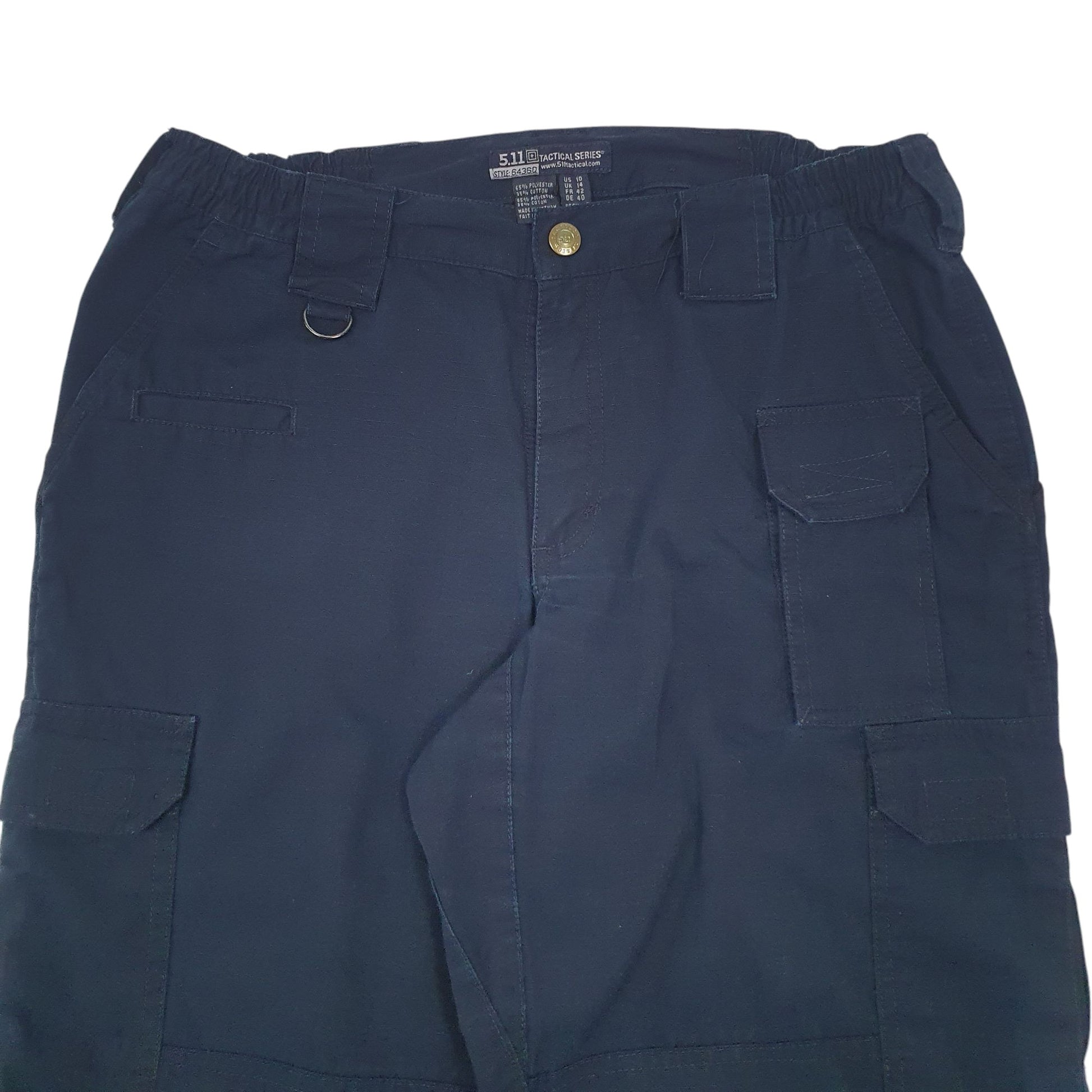 Womens Navy 5.11 Tactical Workwear Cargo Trousers