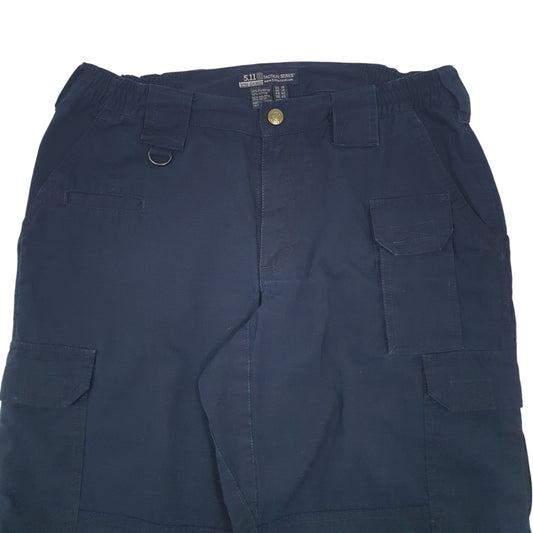 Womens Navy 5.11 Tactical Workwear Cargo Trousers
