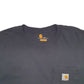 Mens Black Carhartt  Long Sleeve T Shirt