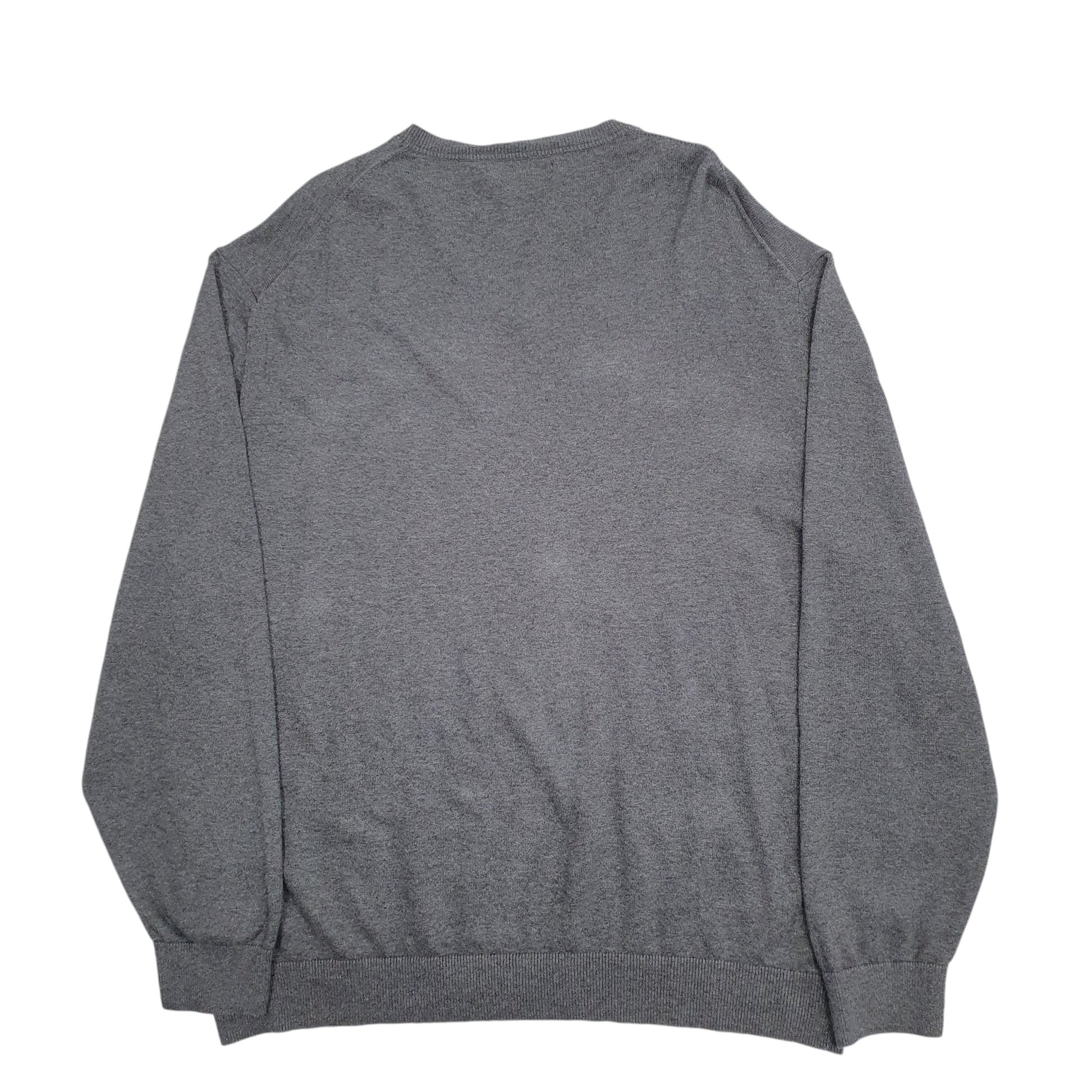 Mens Grey Nautica Knit Crewneck Jumper