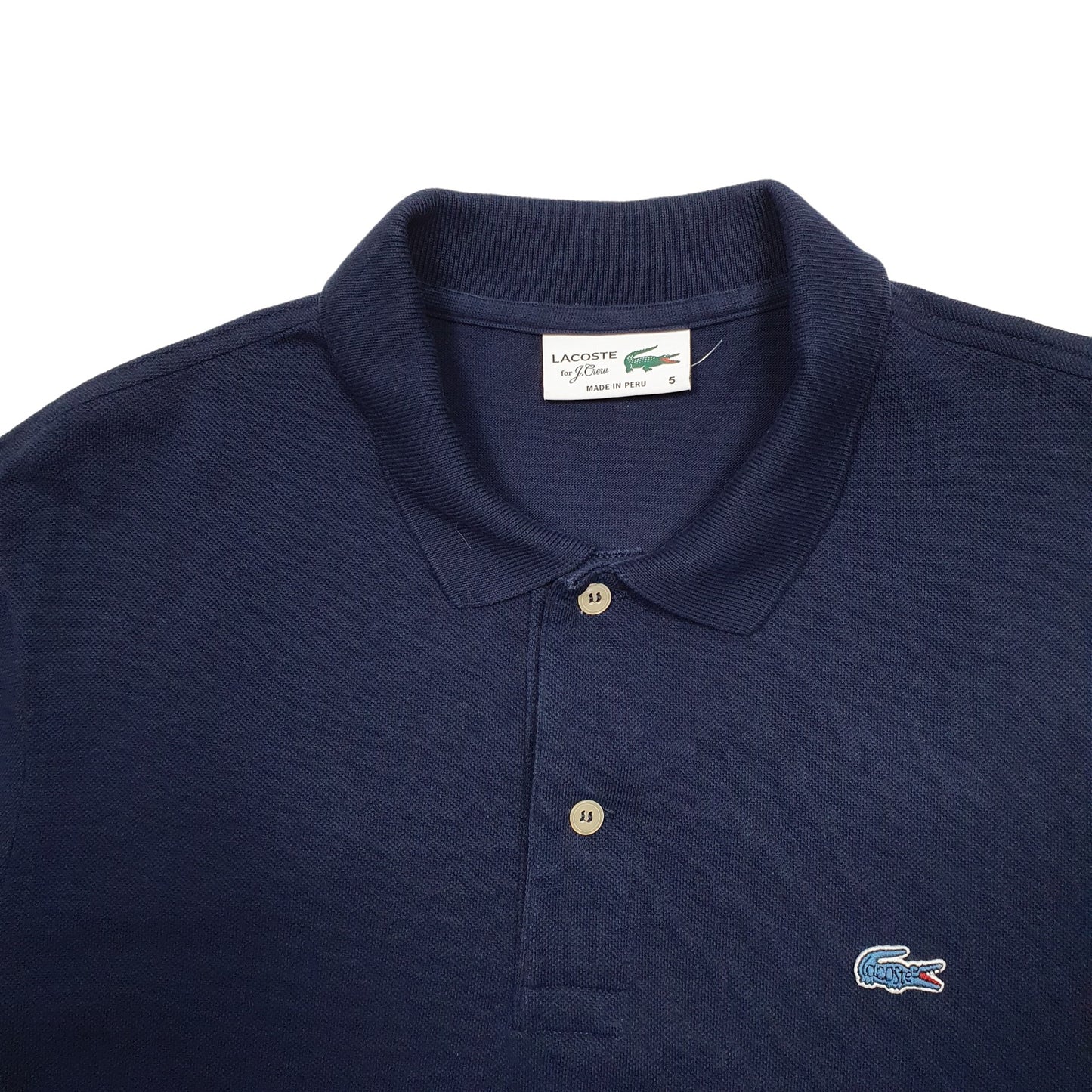 Mens Navy Lacoste  Short Sleeve Polo Shirt