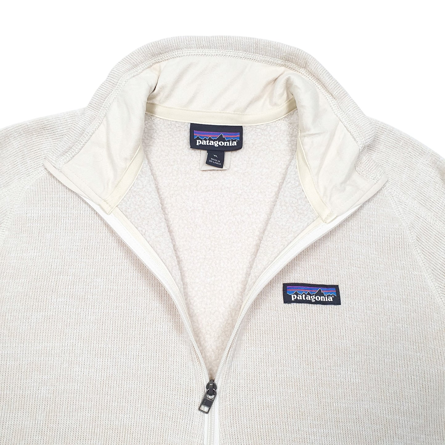 Womens Beige Patagonia Better Sweater Quarter Zip Jumper