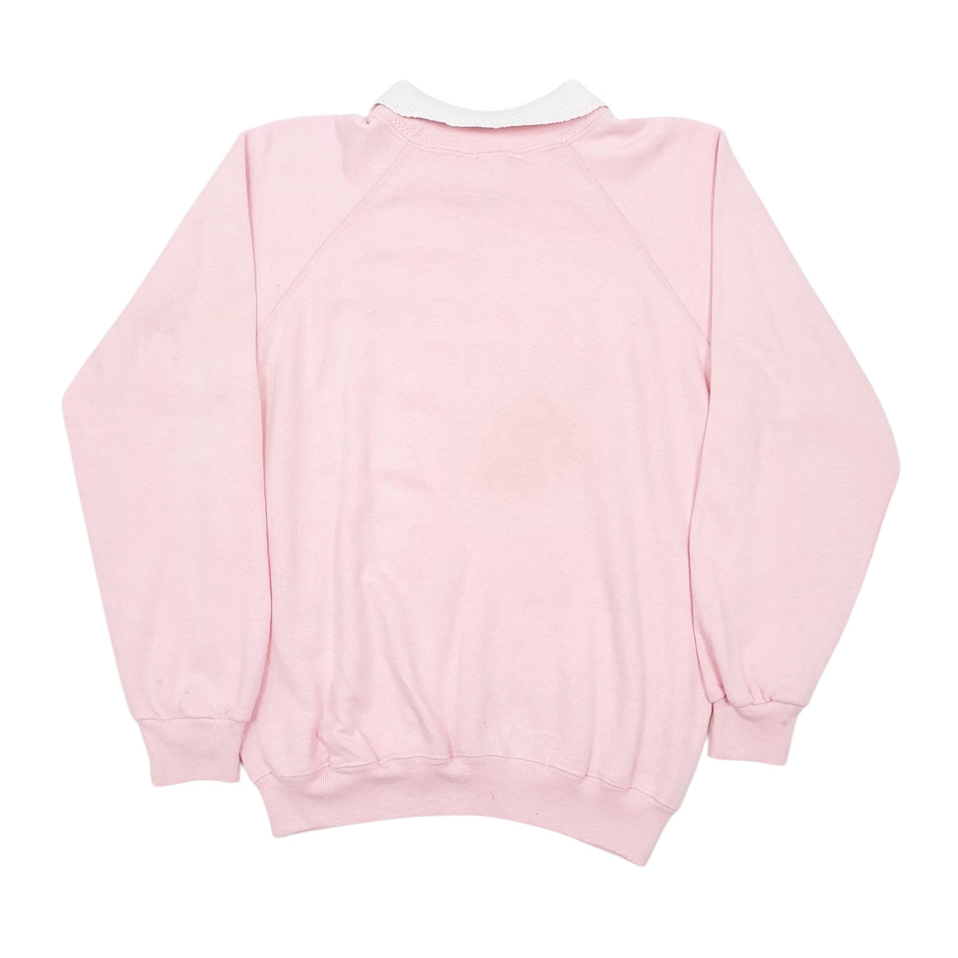 Womens Pink Hanes Vintage 80s Made In USA Crewneck Jumper