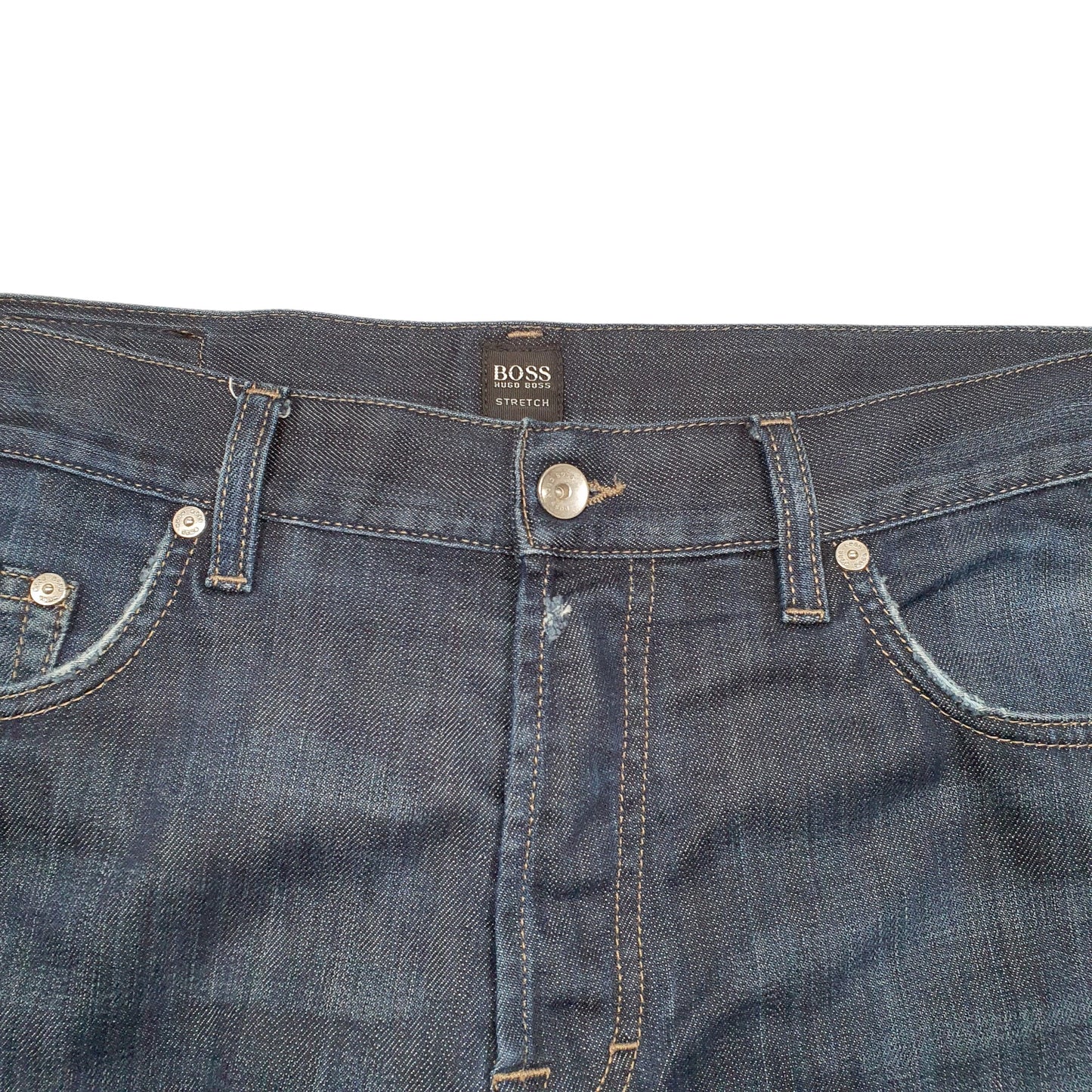 Mens Blue Hugo Boss Stretch Casual JeansW35 L32