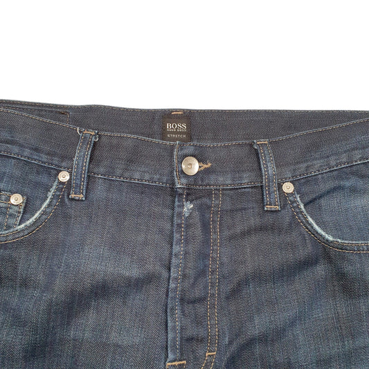 Mens Blue Hugo Boss Stretch Casual JeansW35 L32