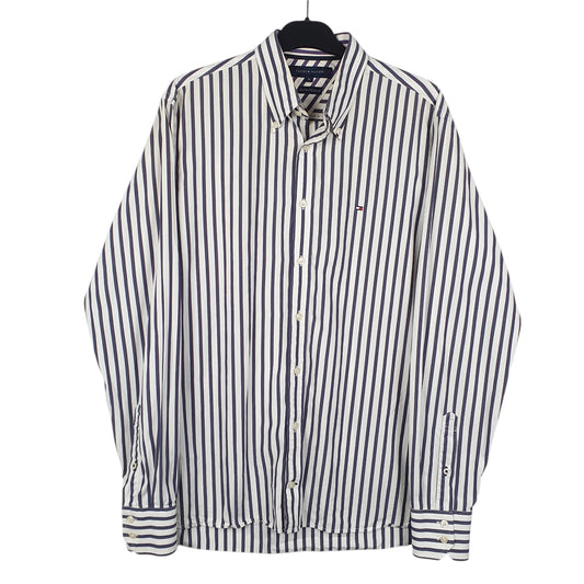 Mens White Tommy Hilfiger  Long Sleeve Shirt