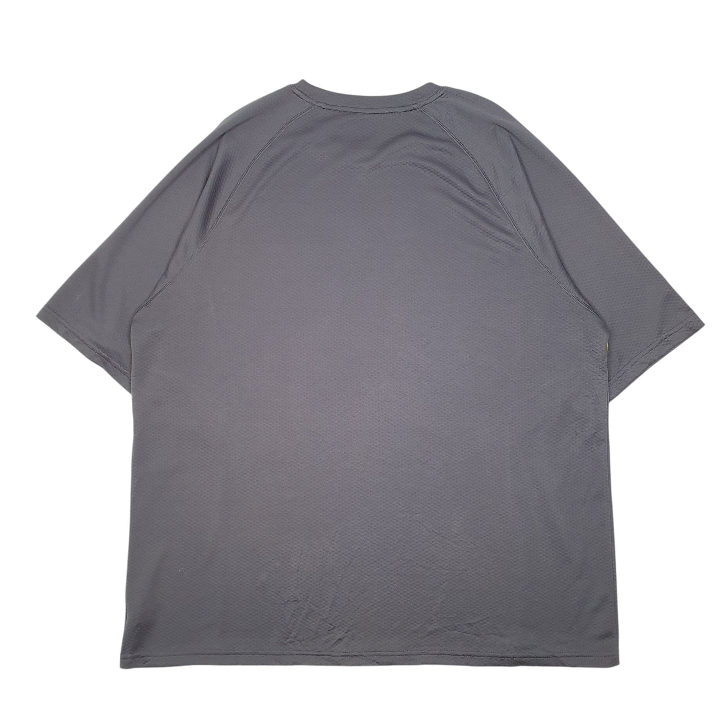 Mens Grey Reebok Active Workout Gym Short Sleeve T Shirt
