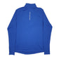 Mens Blue Nike Dri-Fit Active Wear Running Quarter Zip Jumper