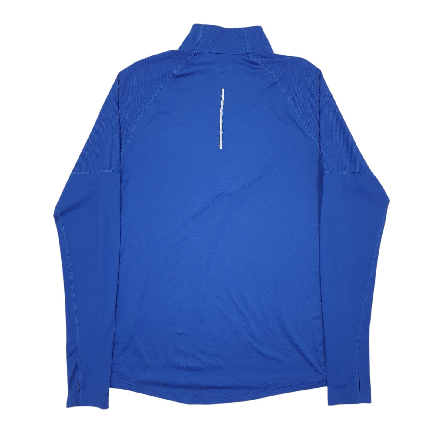 Mens Blue Nike Dri-Fit Active Wear Running Quarter Zip Jumper