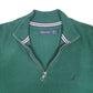 Mens Green Nautica Knit Sweater Quarter Zip Jumper