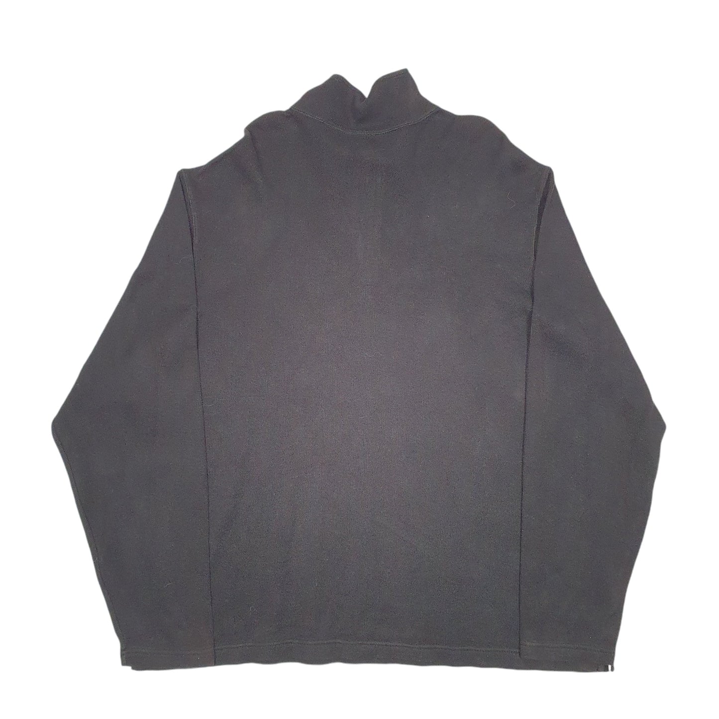 Mens Black Eddie Bauer  Quarter Zip Jumper