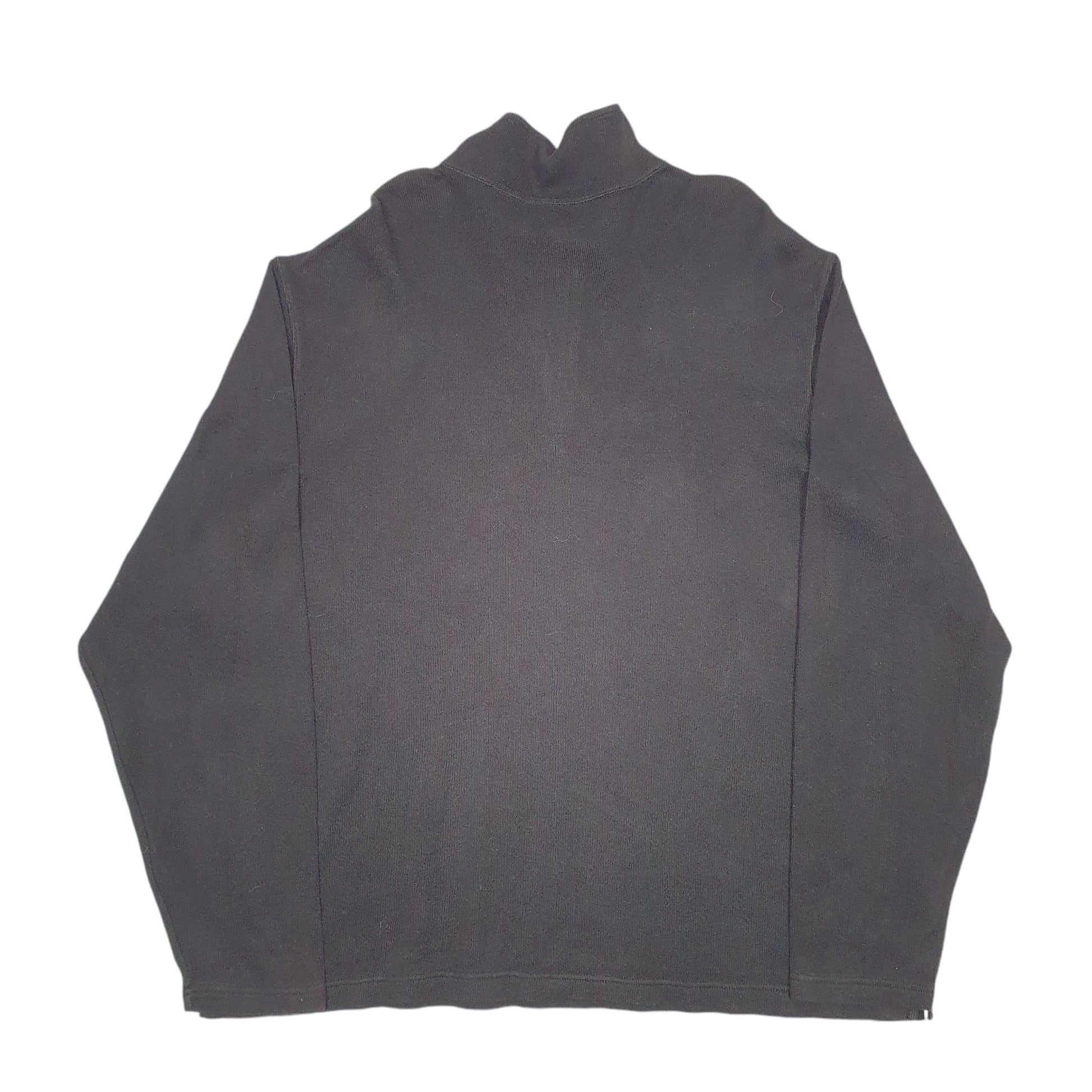 Mens Black Eddie Bauer  Quarter Zip Jumper