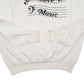 Mens White Unbranded Vintage 80s 90s Crewneck Jumper