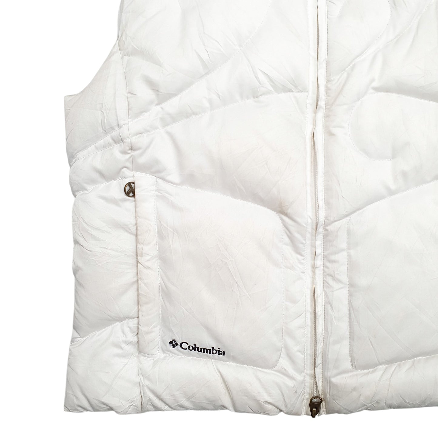 Womens White Columbia  Hoodie Coat