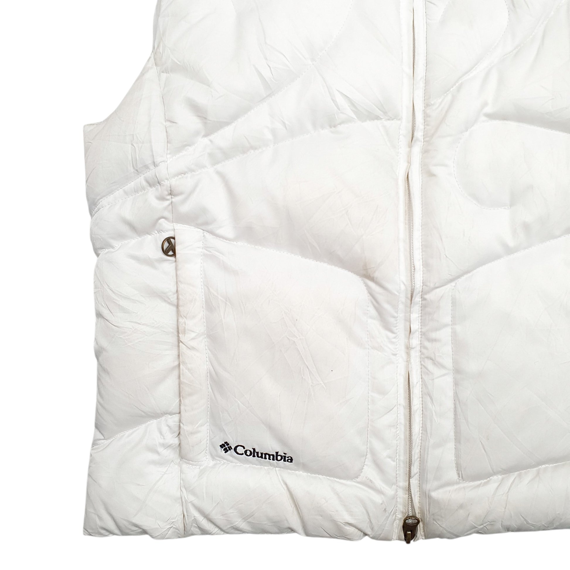 Womens White Columbia  Hoodie Coat