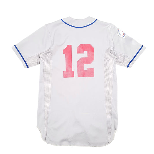 Mens Grey Champro Sports Baseball Jersey Maple Valley Little League Short Sleeve T Shirt