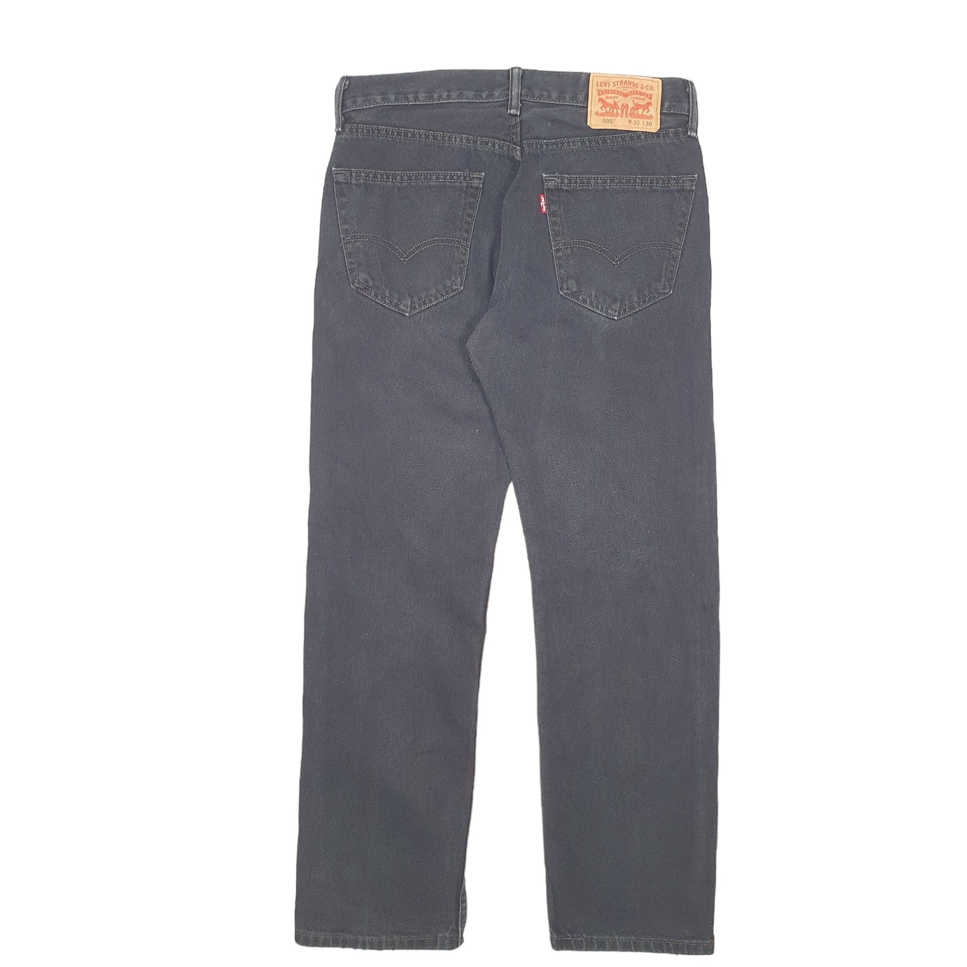 Mens Black Levis  505 JeansW30 L30