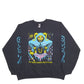 Mens Black Gildan Skull Crewneck Jumper