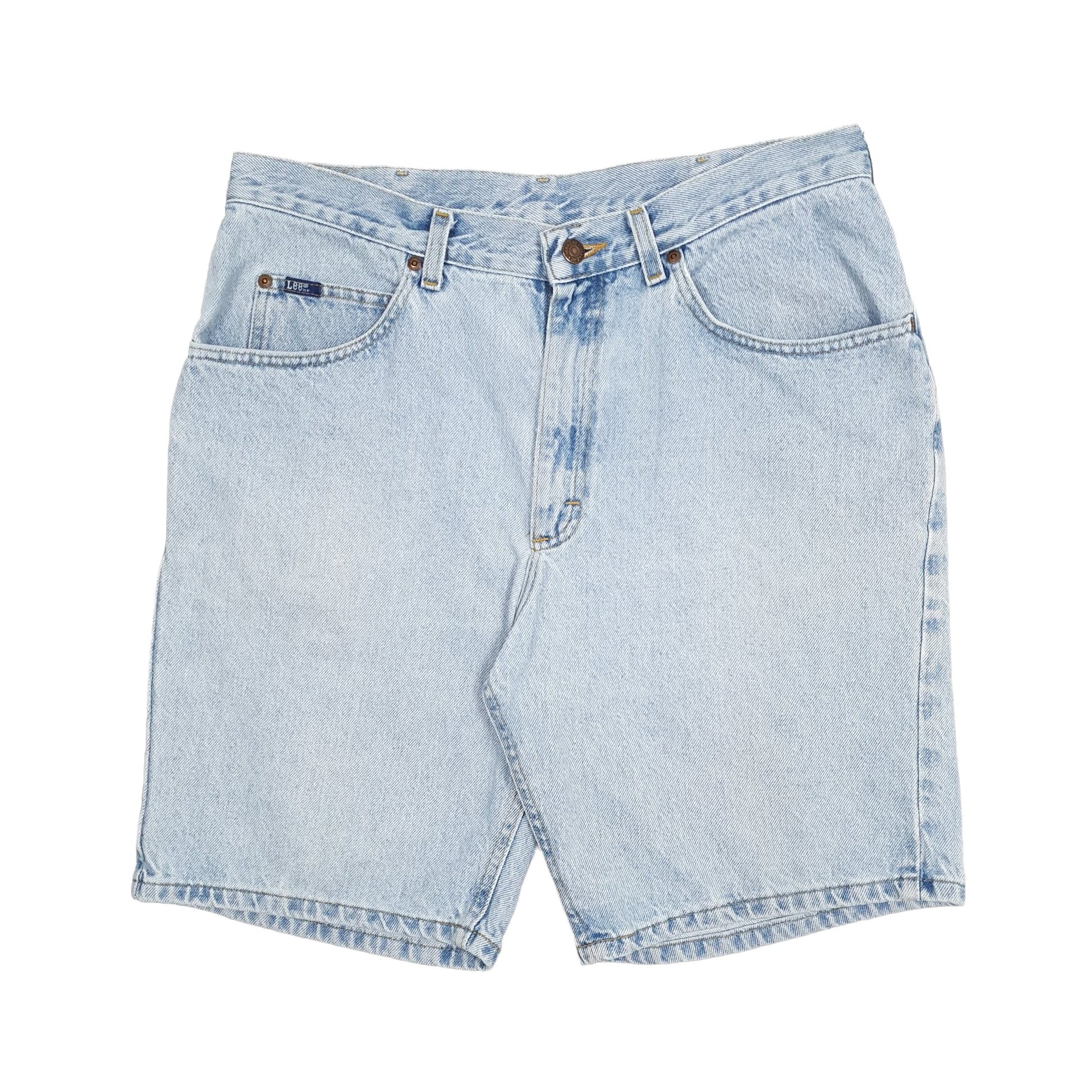 Mens Blue Lee Vintage 1990s Denim Shorts