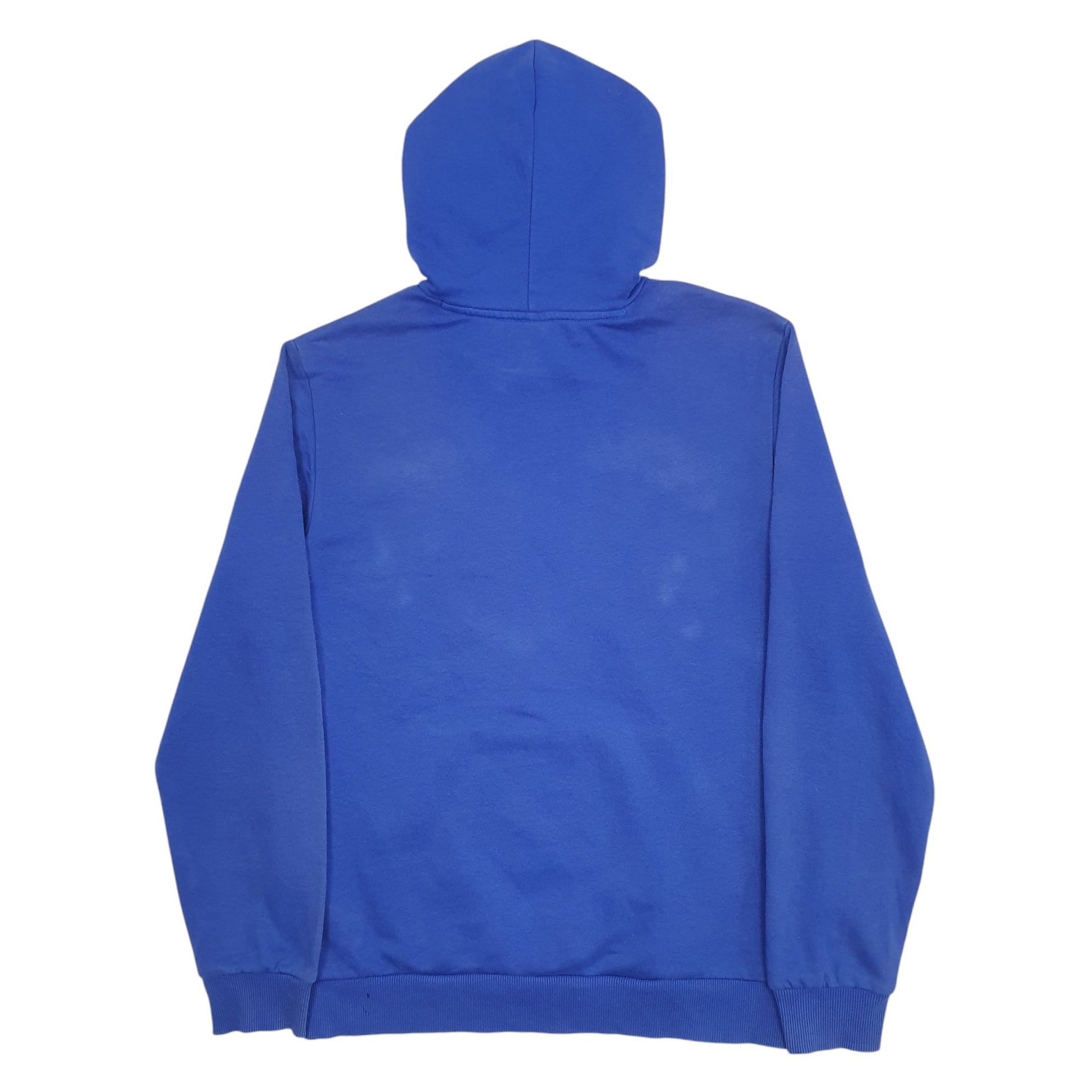 Mens Blue Puma Spellout Hoodie Jumper