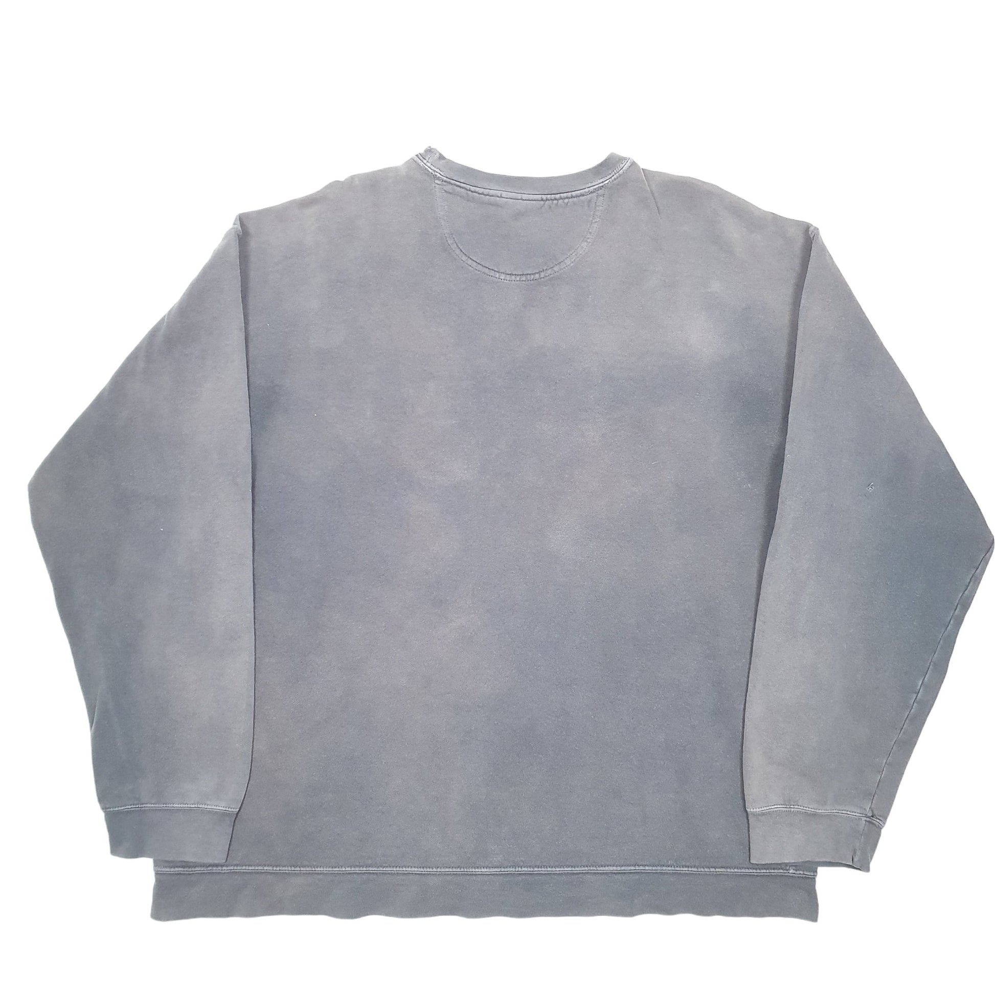 Mens Grey Comfort Colors Iowa State USA Fader Spellout Crewneck Jumper