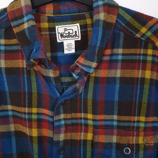 Mens Blue Woolrich  Long Sleeve Shirt