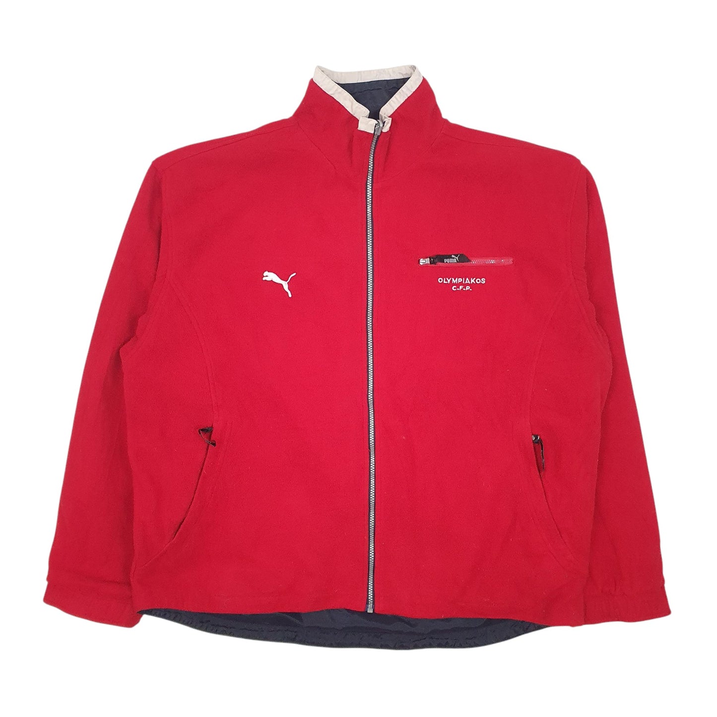 Mens Black Puma Vintage Reversible Quarter Zip Coat