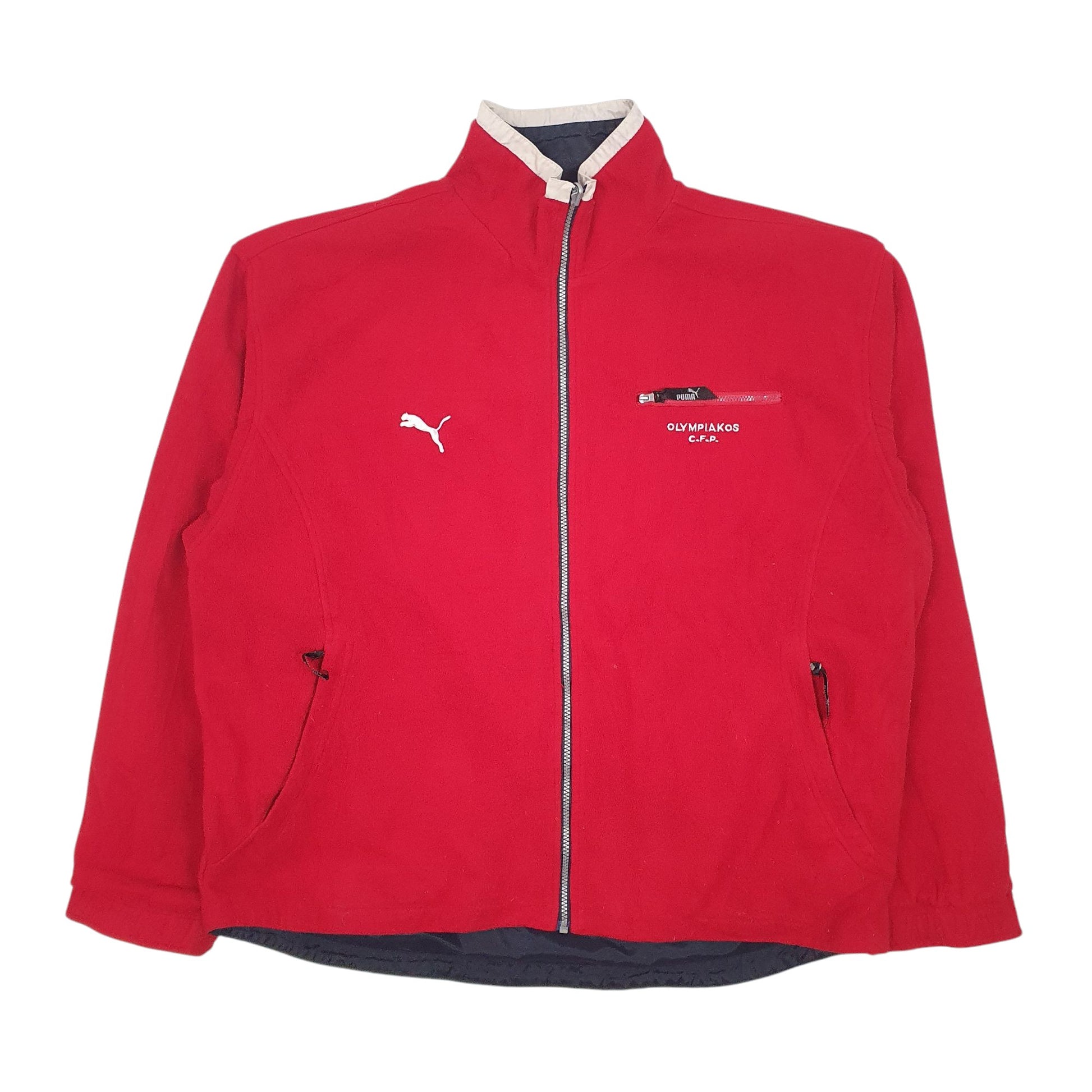 Mens Black Puma Vintage Reversible Quarter Zip Coat