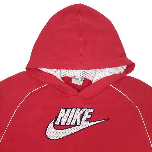 Womens Red Nike Spellout  Jumper