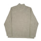 Mens Khaki Eddie Bauer  Quarter Zip Jumper