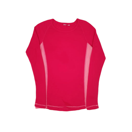 Womens Pink Crivil Stretch fit Long Sleeve T Shirt